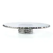 Annieglass Edgey Pedestal Cake Plate