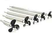 LUMIXE 1PC ForRC Boat Parts Driving Shafting Kit 4mm Stainless Steel Shaft+ Shaft Bushing+3 Blades Propeller 36/40/44/48mm DIY Accessories Ship Model Shaft Assembly (Color : 44x200x250 Positive)