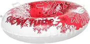 GANAZONO Inflatable Snow Tube for Winter Sledding Durable PVC Heavy Duty Design with Handles Comfortable and Portable for Outdoor Snow Sports and Winter Activities