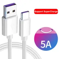 在飛比找蝦皮購物優惠-5a 華為電纜 1m Usb 3.1 Type-C Supe