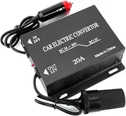 Power Converter Car Truck Electric Inverter Voltage Reducer - 20A Car Power Supply Converter Transformer 24V To 12V Cigarette Lighter Type