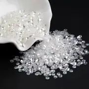 Round Crystal Craft Loose Sequin -Transparent Star Heart Random Shape Sequin 10g