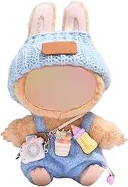 Clothes for LABUBU, Clothes Set for labubu Dolls, Doll Clothes Suitable for labubu Dolls Accessories (NO Doll) (Purple) (Blue)