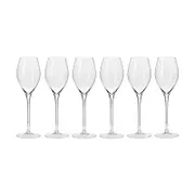 6pc Krosno Harmony 300ml Prosecco Wine Glass Set - Clear