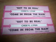 2 Cheryl Lynn Got To Be Real / Come In From The Rain Jukebox Title Strip