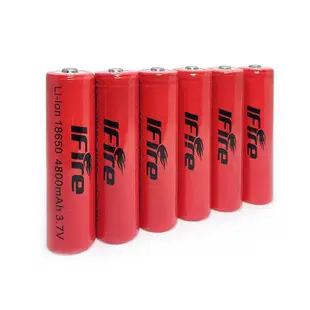 IFire 18650原裝充電電池3.7V鋰電池強光手電筒電池