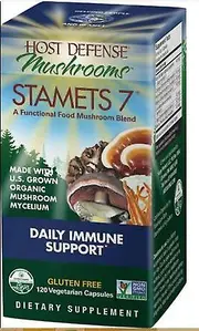 Host Defense Stamets 7 Capsules, 120 Cap (Pack of 1)