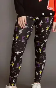 Modcloth Monster Mash Leggings Women's Size Small in Black New With Tags!