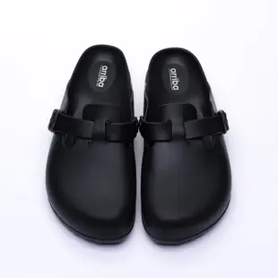 ARRIBA艾樂跑男女鞋-輕量防水休閒拖鞋-黑(61500)