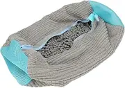 [Luqeeg] Shoe Wash Bag, Reusable Cylindrical Laundry Bag for Shoes for Machine Washable Shoes, Running Shoes, Toy Sock, Grey, Travel Adapters