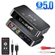 Bluetooth 5.0 Transmitter Receiver Wireless NFC Audio Adapter 3.5mm AUX To RCA