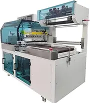 Automatic POF Film Cylinder Packaging Tape Sealing Cutting and Shrinking Tunnel Wrap Packing Machine