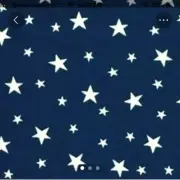 Ralph Lauren, Willa Star Jacquard Fabric, Color: Blue & White, Patriotic, USA