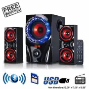 Home Theater Speaker System Stereo Surround Sound Speakers USB Audio Wireless
