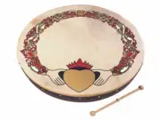 Waltons 12 Inch Claddagh Bodhran with DVD Tutor