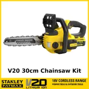 Stanley Fatmax V20 Chainsaw 18V Kit with 4.0AH Battery 30cm Chain Saw & Charger
