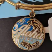 Alex & Ani gold bracelet *Aloha*