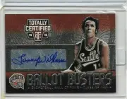 LENNY WILKENS 2014-15 TOTALLY CERTIFIED BALLOT BUSTERS CERTIFIED AUTOGRAPH#/49