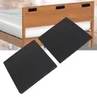 2 Sheet Black EVA Foam Headboard Stoppers Headboard Pads Bed Wall Bumper For HR6