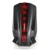 2 Laser+5 LED Logo Projection MTB Cycling Bicycle Safety Warning Light Bike Tail Light