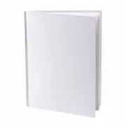 ASHLEY PRODUCTIONS WHITE HARDCOVER BLANK BOOKS SET OF (2)