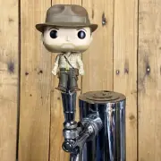 Indiana Jones Bobblehead Mini Beer Keg Tap Action Movie Fedora