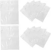 12Pcs Extra Large Clear Plastic Bags for Clothes Storage Heavy Duty Resealable Bags for Travel Home Organization Moving for Packing Dirty Clothes Wardrobe