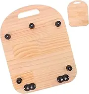 Ciieeo Glide Pad Mixer Slider Board Kitchen Appliance Sliders for Countertop Wooden Appliance Sliding Tray Appliance Non-Slip Base Mixer Pad Slide Wooden Blender Pad Khaki Plastic