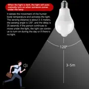 5W 7W PIR Motion Sensor LED Light Bulb 220V Smart Bulb Energy Saving For Bedr CR