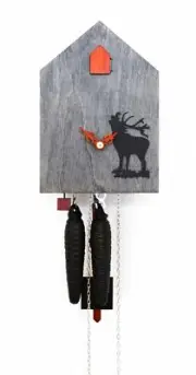 Modern cuckoo clock 1 day running time RH OD13H-9-N NEW