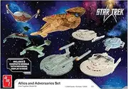AMT Star Trek Adversaries & Allies Ship Set - 1:2500 Scale, Skill Level 2,