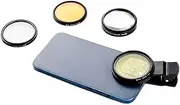 Orphek Extra Wide Coral Lens – Kit for DSRL 52mm and ALL Smartphones – 4 Included: Macro, CPL 52mm Polarized, 15,000k Orange, 20,000k Yellow – Lens Made of Glass – for Better Photography!