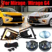 LED DRL Day Run Light Fog Lamp W/Wiring For Mitsubishi Mirage ATTRAGE 2021-2024 (for: Mitsubishi)
