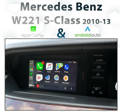 Mercedes Benz W221 S-Class 2010-2013 Apple CarPlay & Android Auto Integration