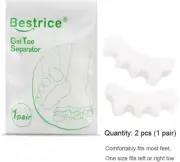 Toe Spacers Rubber - Stretchers Used for Sports Activities Bunion Pain Relief