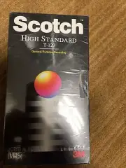 NEW Scotch HS T-120 Blank Recording VHS Tapes High Standard Sealed