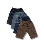 兒童格子短褲 3 號至 11 號褲子 DISTRO SHORT TARTAN PANTS BOX PANTS
