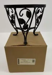 Longaberger New Wrought Iron Small Plant Stand 71147 Black