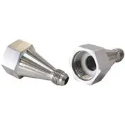 Aeroflow Nitrous Bottle Adapter with Filter -6AN, AF758-06