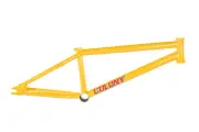 Colony Enishi Kio Hayakawa Signature BMX Frame [Colour: Yellow] [Size: 18.9"]