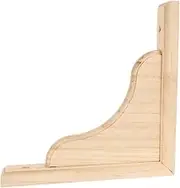 ULTECHNOVO Wooden Triangle Wall Bracket Shelf Bracket for Floating Shelf Modern Decorative Shelf Bracket