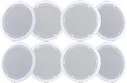 6 Inch Ceiling Speakers in Wall Speaker Home Audio Stereos Tweeter 8pcs Sound System