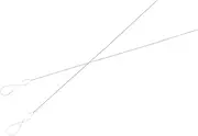 DOITOOL 2Pcs Bead Threading Needles Superfine Beaded Needles for DIY Crafting Projects Durable and Lightweight Bead Making Tools and Pearls