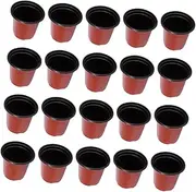 ibasenice 120Pcs Plastic Nursery Pots for Succulent and Landscape Plants Lightweight Breathable Planter Containers for Home Gardening and Balcony Use