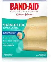 BAND-AID Skin-Flex Adhesive Bandages Extra Large 7ct