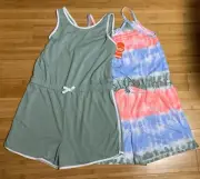 NEW 2x summer romper jumpsuit Girl 14-16 PLUS sleeveless