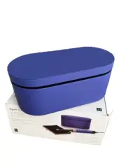 Authentic Dyson Airwrap Presentation Case Only Removable Lid Prussian Blue Navy