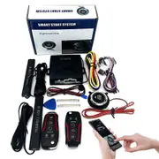 Car Key Accessories Universal auto Car Key Systems Key blade start stop less entry system engine start alarm system push one-button start system re...