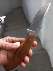 Skinner Knife Custom Handmade Damascus Steel Full Tang Blade 0344