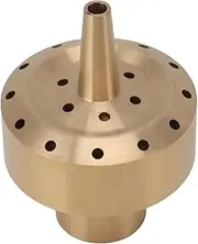 Water Fountain Nozzle, Beautiful Visual Effects, Brass Fountain Nozzle Column Sprinkler Spray Heads for Garden Pond, Amusement, Library (G1in)